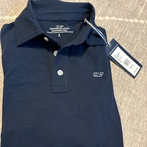 Vineyard Vines Boys Navy Polo
